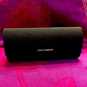 🖤 Dolce & Gabbana Semi-Hard Sunglasses 🕶️ Eyeglass Case New!  😎